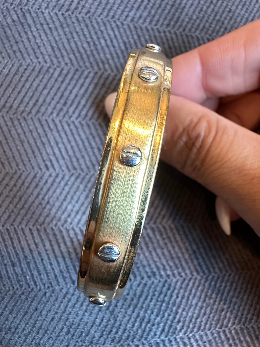 Henri Bendel Gold-Tone Open Cuff Bracelet - Picture 3 of 8